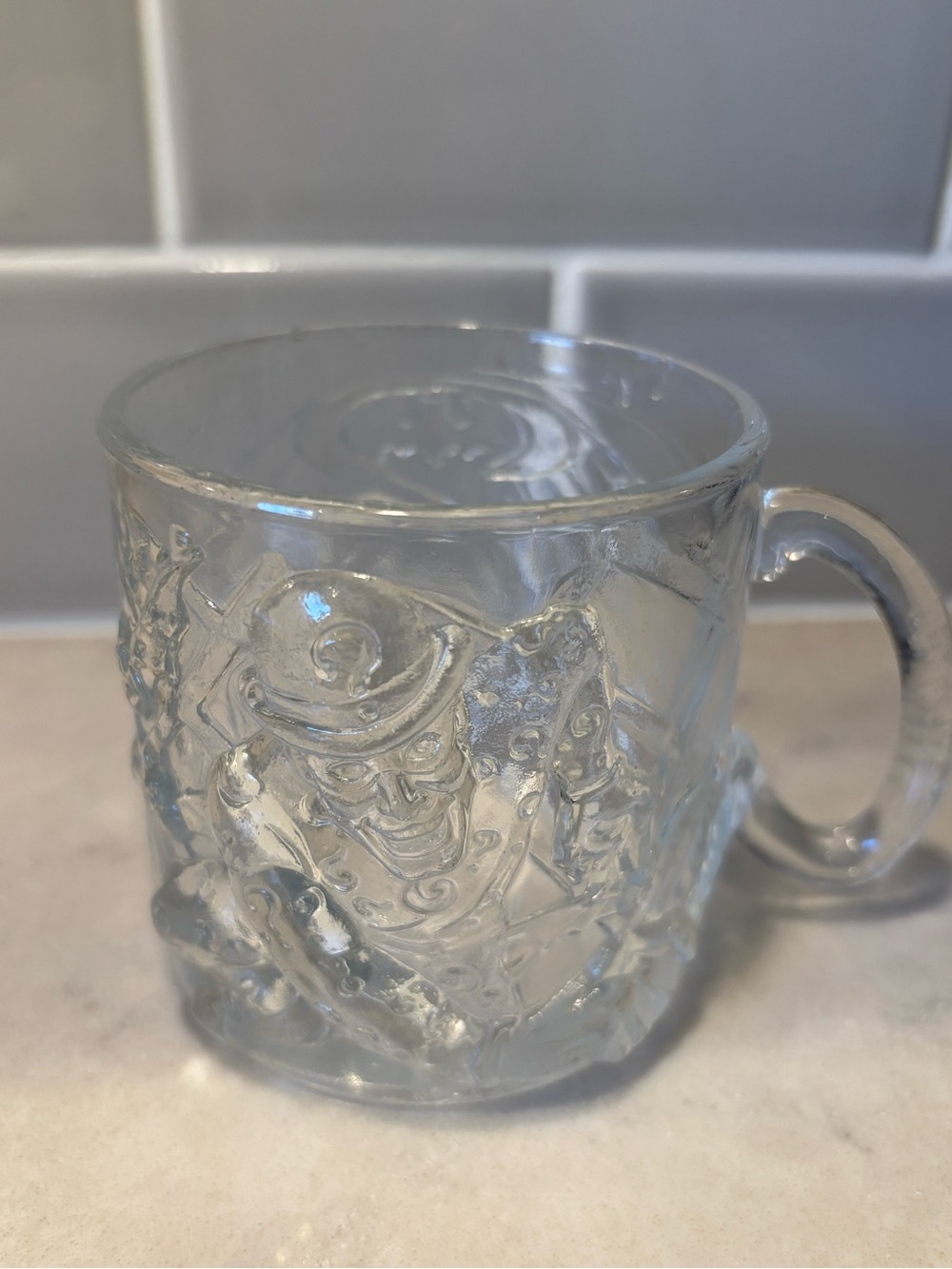 Vintage 1995 McDonalds Riddler Batman Forever Mug